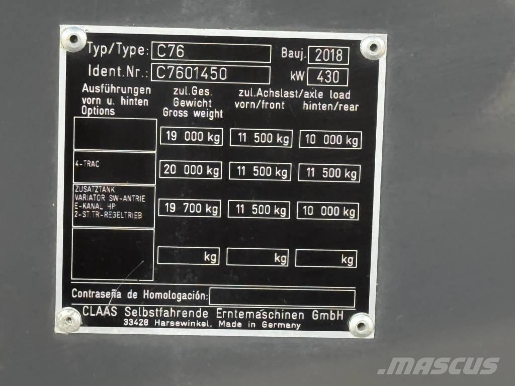 CLAAS Lexion 770 Skurtreskere