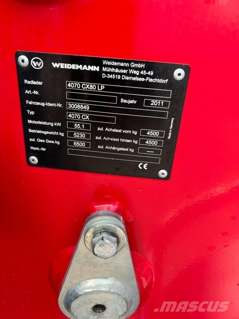 Weidemann 4070CX80LP Hjullastere