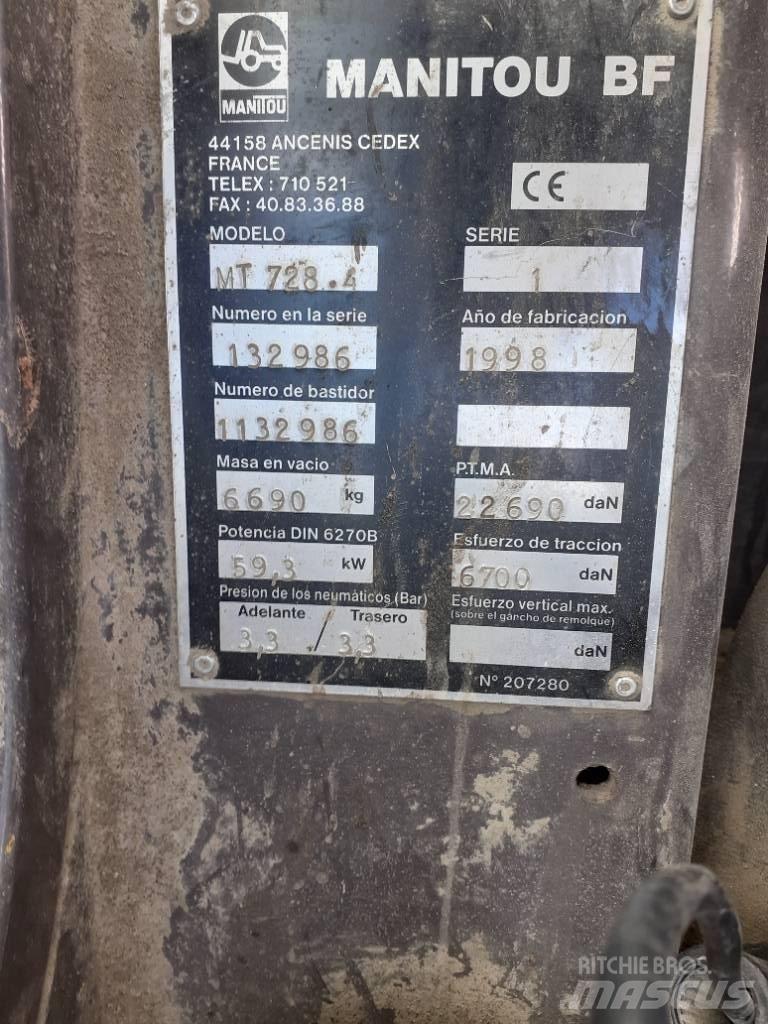 Manitou MT 728-4 Teleskoplastere
