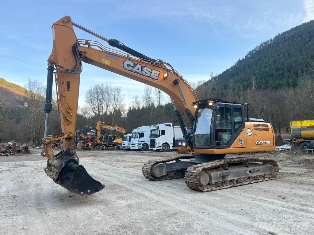 CASE CX 250 D Beltegraver
