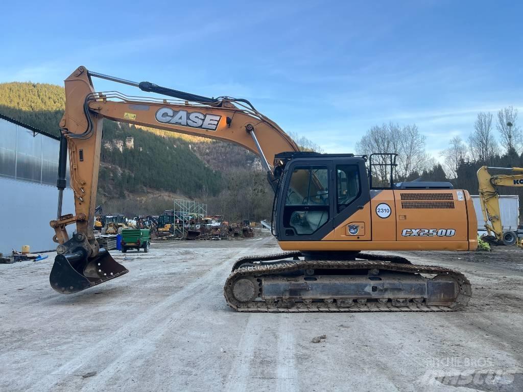 CASE CX 250 D Beltegraver