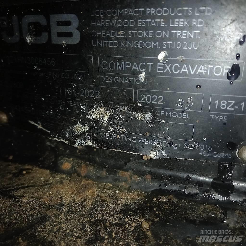 JCB 18Z-1 Minigravere <7t