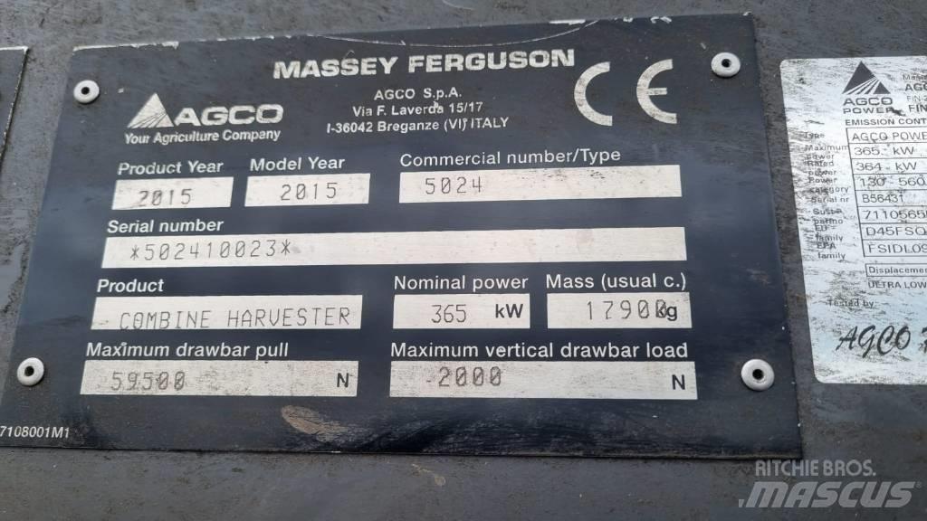 Massey Ferguson 9380 Skurtreskere
