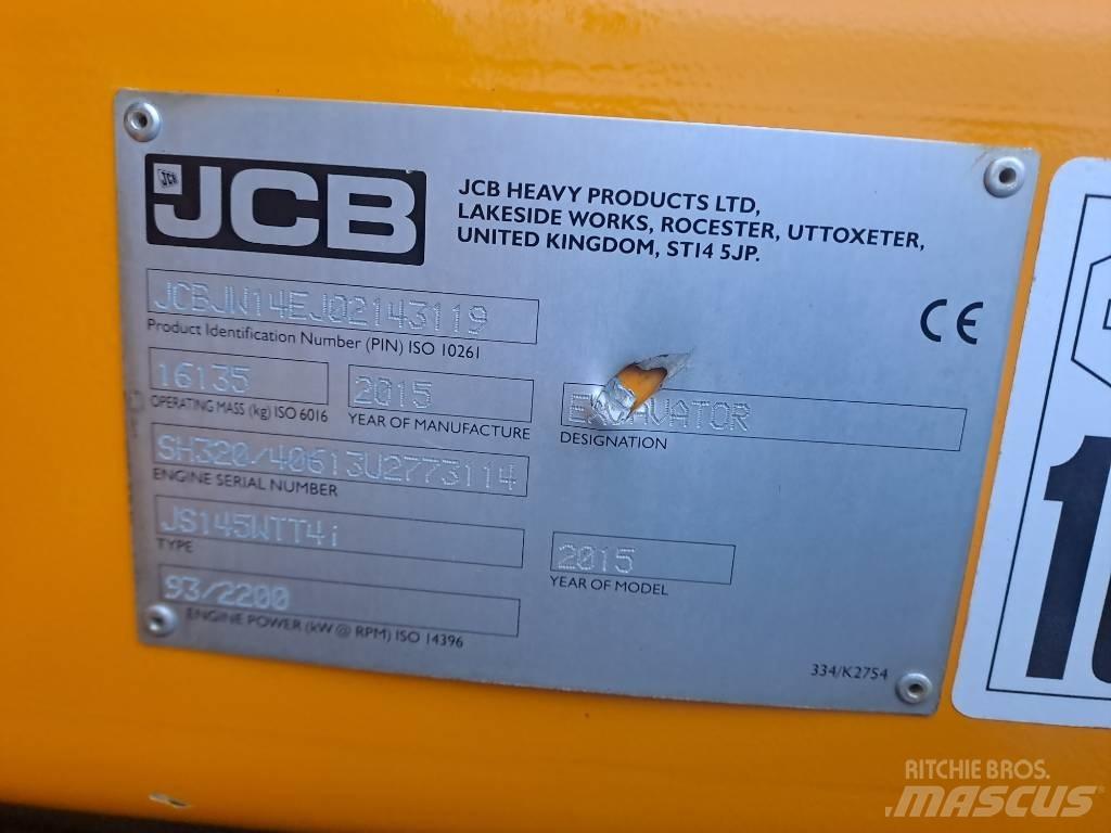 JCB JS145 W Hjulgravere