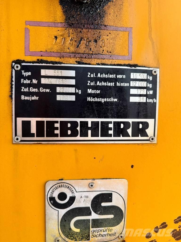 Liebherr L 551 Hjullastere