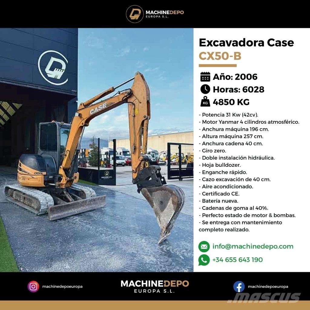 CASE CX 50 B Minigravere <7t