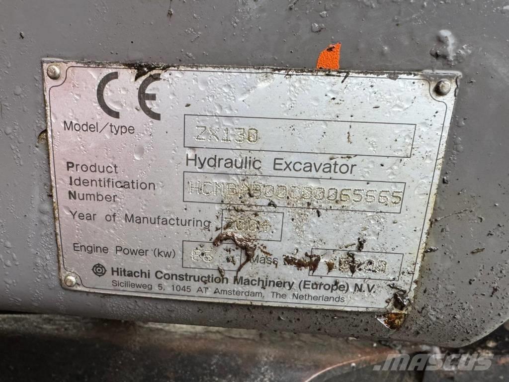 Hitachi ZX 130LCN Beltegraver