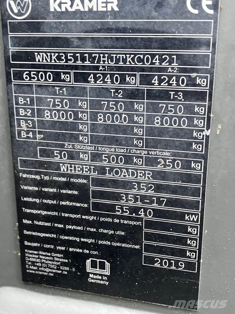 Kramer 8085T Teleskoplastere for Landbruk