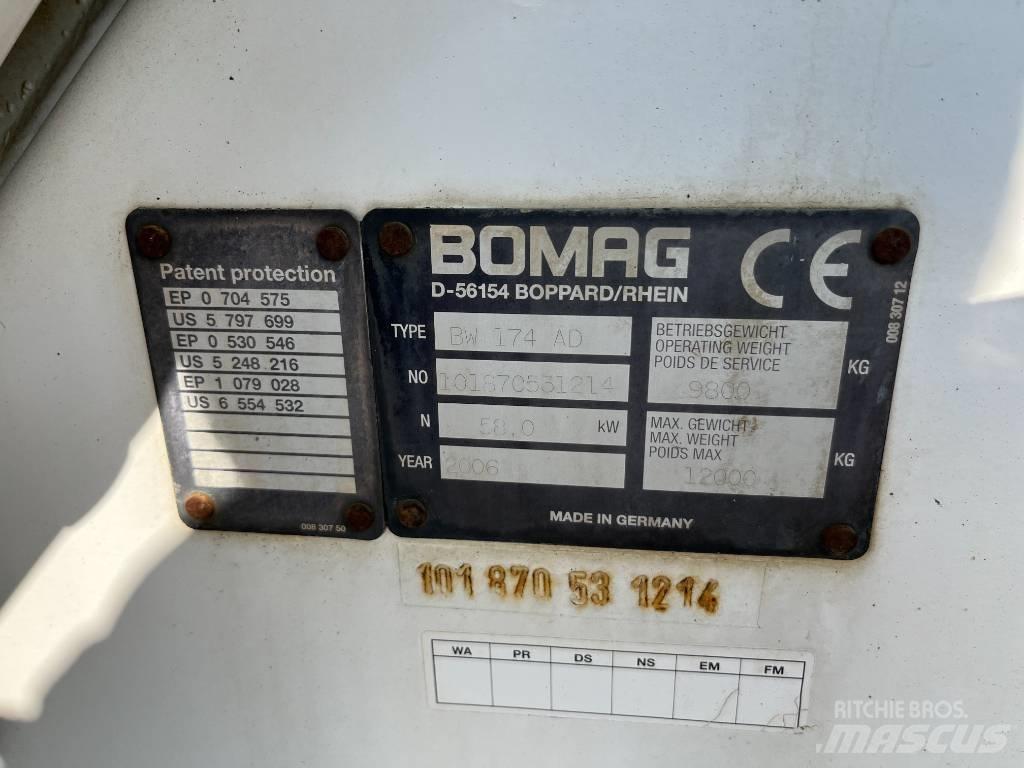 Bomag BW 174 AD Tandem Valser