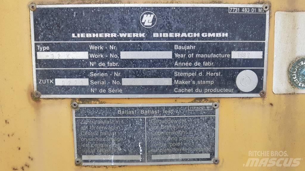 Liebherr K 32 Bygge- og tårnkraner