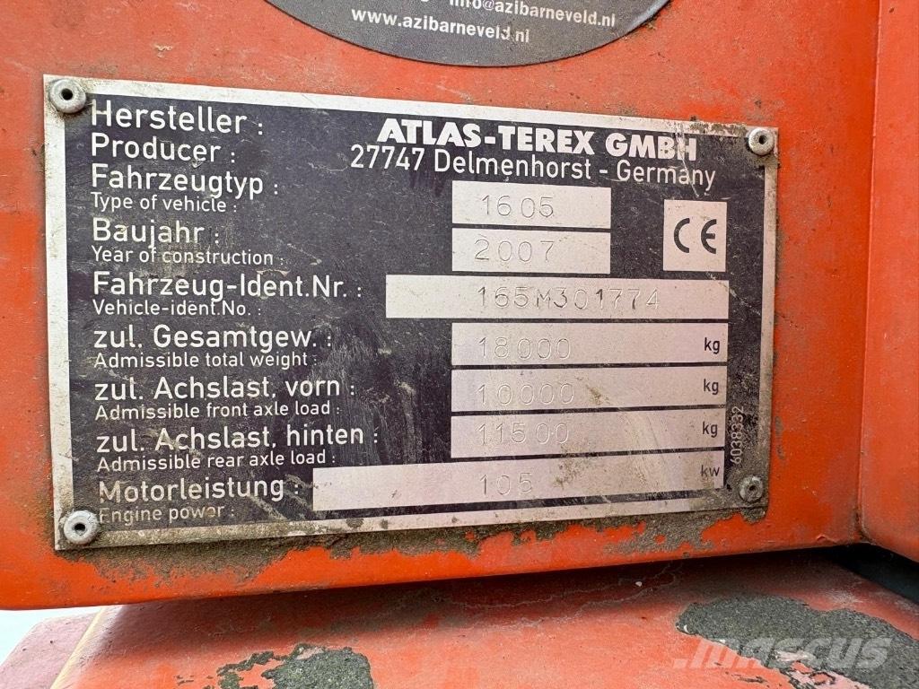 Atlas 1605 M Hjulgravere