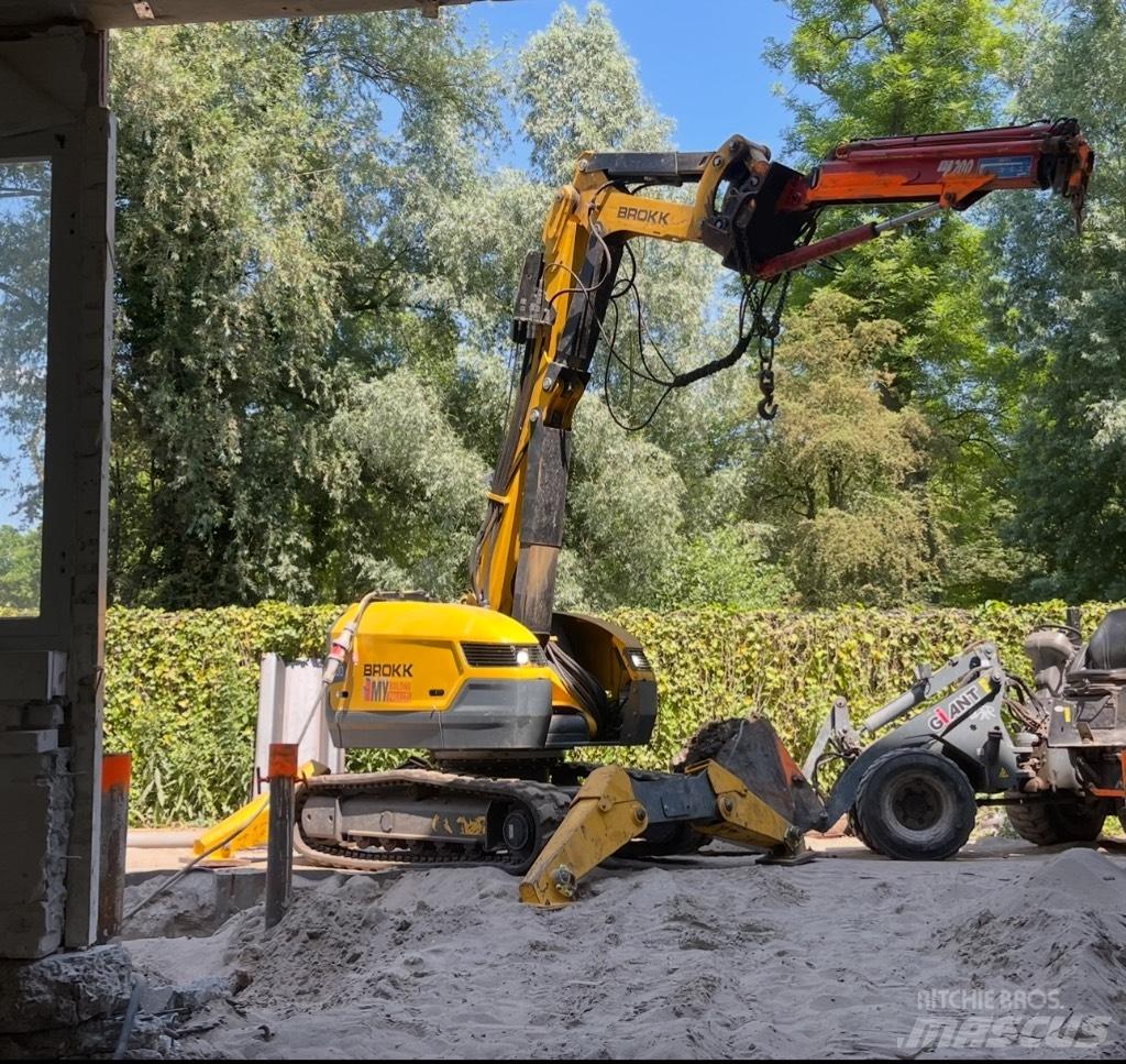 Brokk 500 Gravemaskiner for riving
