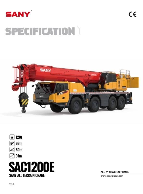 Sany SAC1200E Allterreng kraner