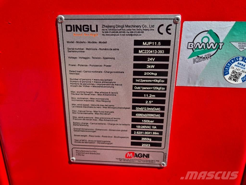 Magni MJP 11.5 Leddede bomlifter