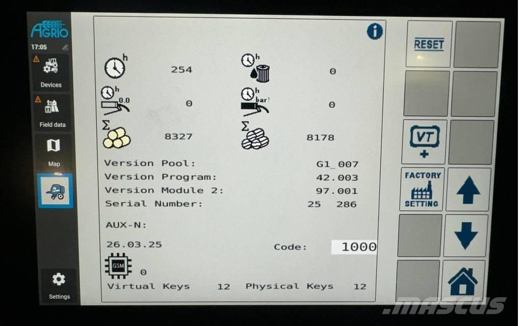 Goweil G1 F125 Kombi Rundballepresser