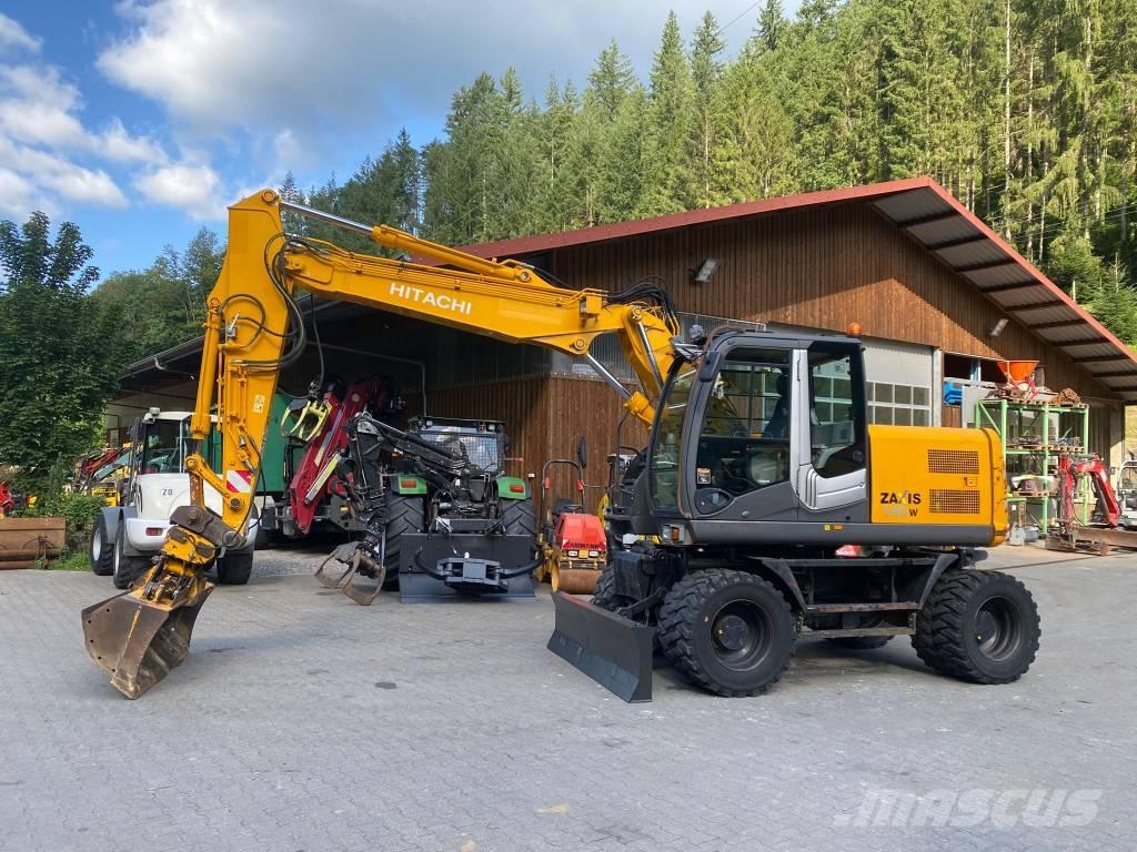 Hitachi ZX 140 W-3 Hjulgravere