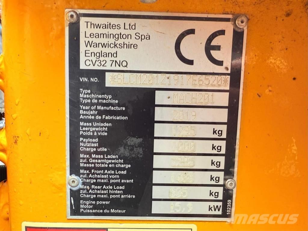 Thwaites Mach 201 Mini dumpere