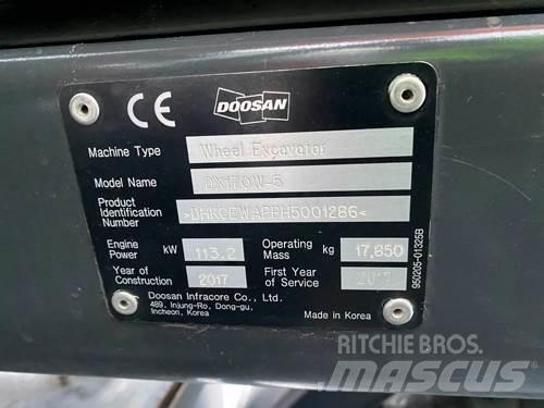 Doosan DX170W-5 Hjulgravere