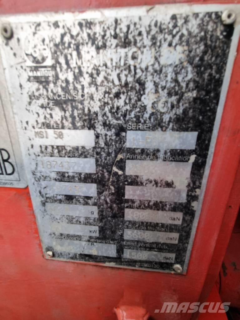 Manitou MSI 50 Terrenggående gaffeltruck