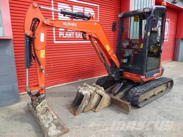 Kubota U 27-4 Minigravere <7t