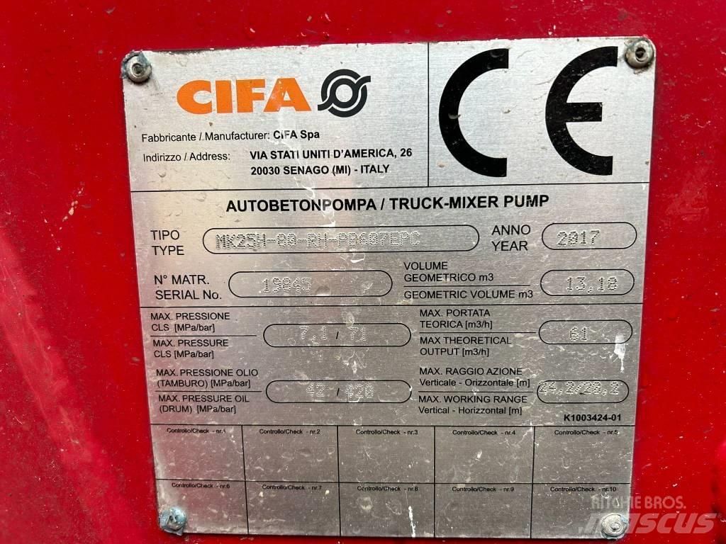 Cifa MK25H Carbotech Betongpumpe biler