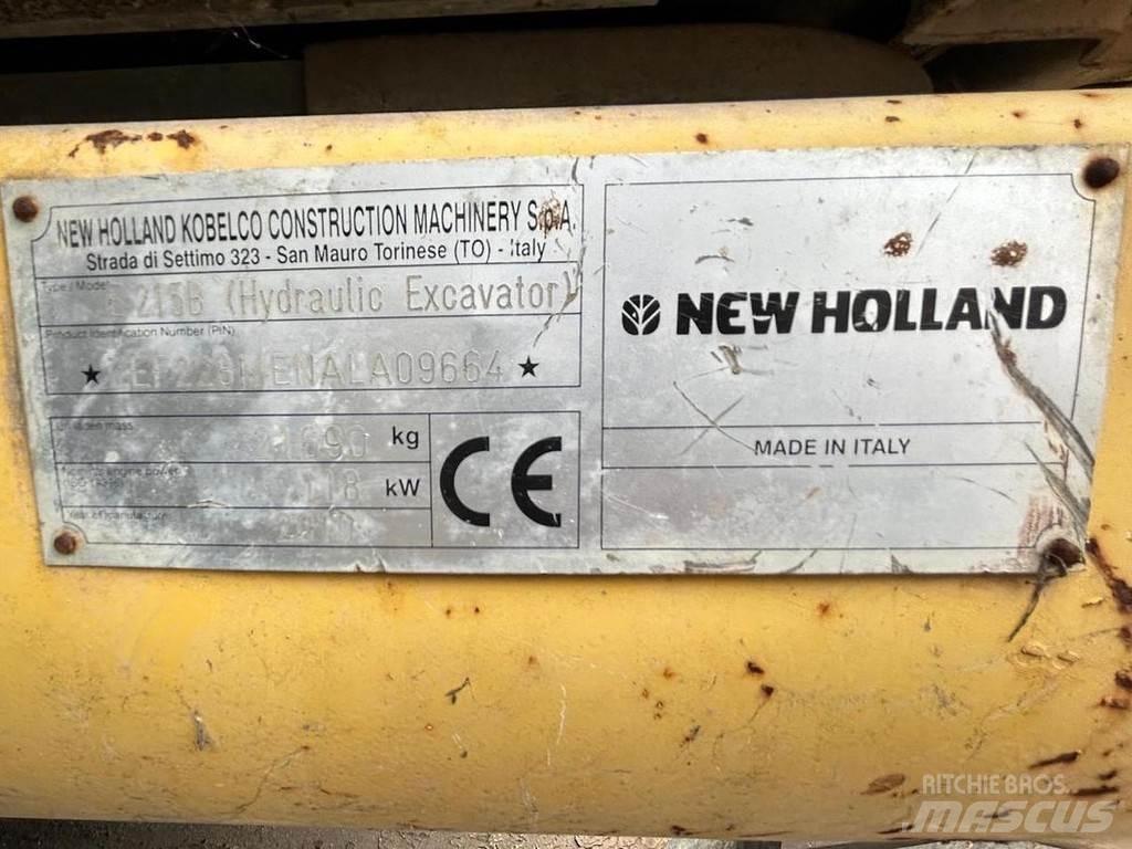 New Holland E215B Spesialtilpassede gravemaskiner