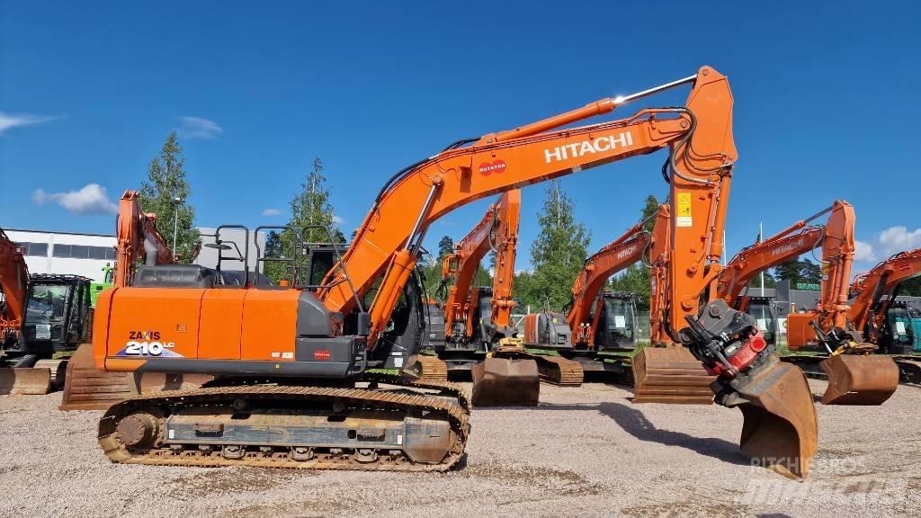 Hitachi ZX210LC-6 Beltegraver