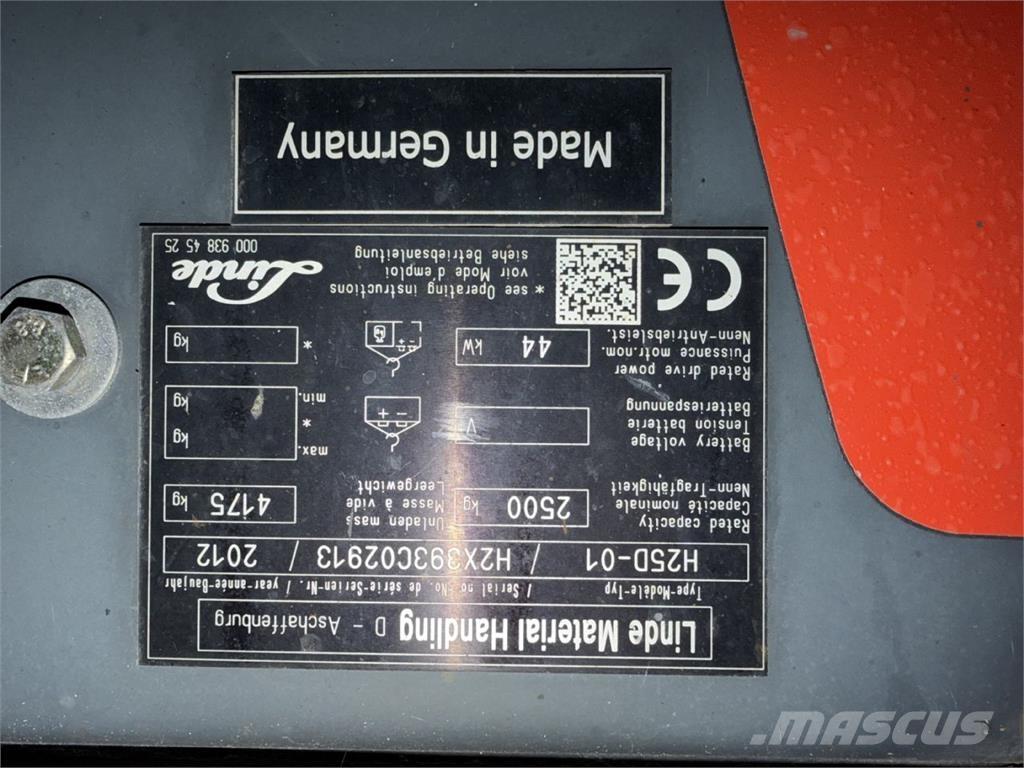 Linde H25D-01 Diesel Trucker