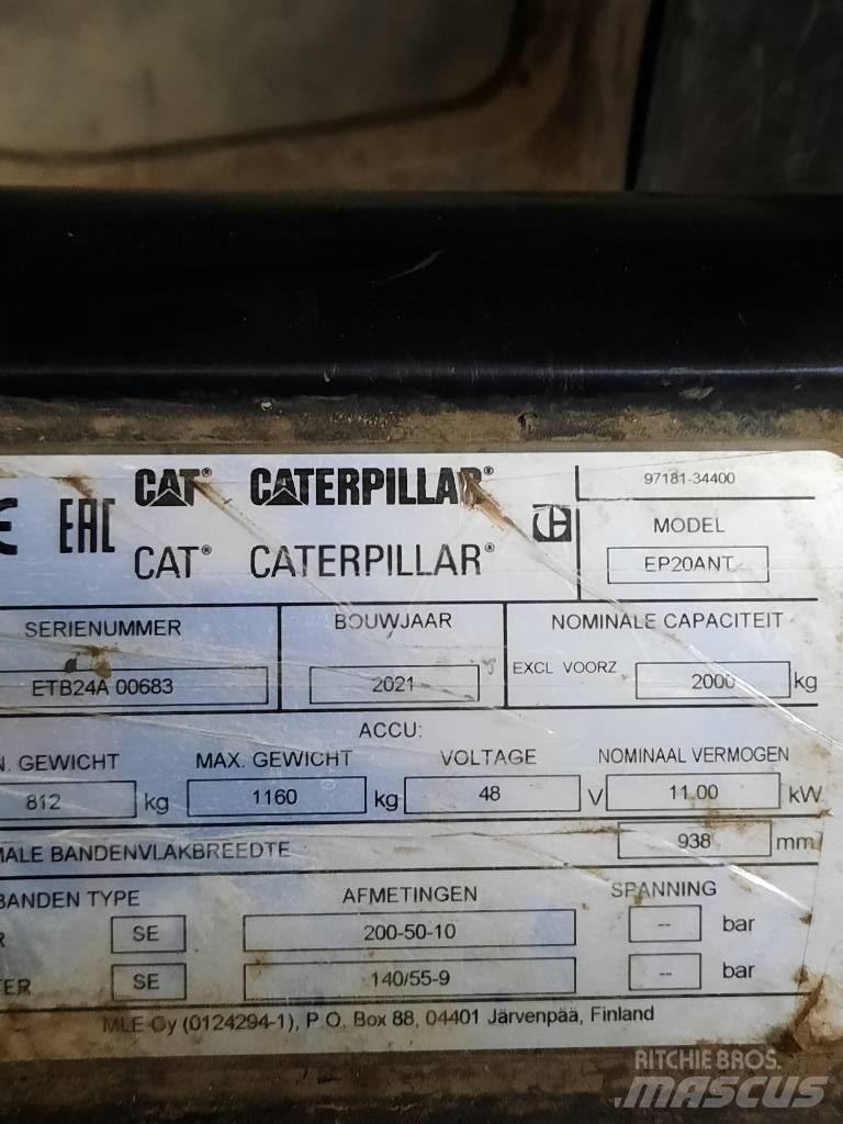 CAT EP20ANT Elektriske trucker