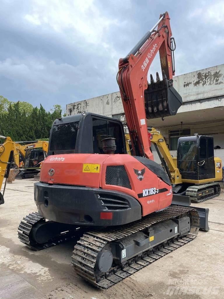 Kubota KX163 Beltegraver