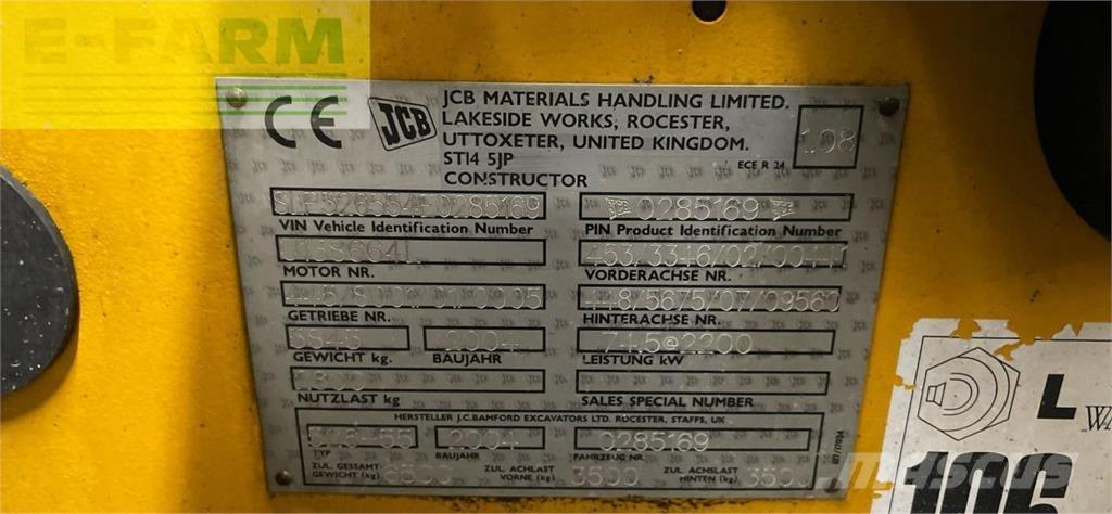 JCB 526-56 Teleskoplastere for Landbruk