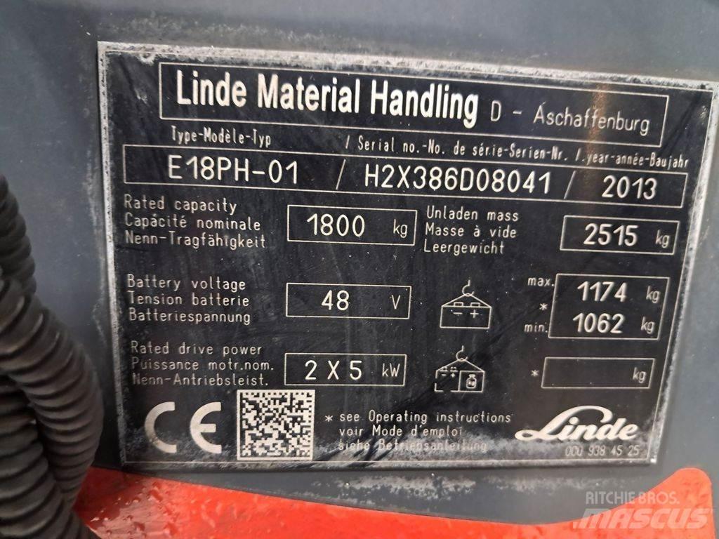 Linde E18PH Elektriske trucker