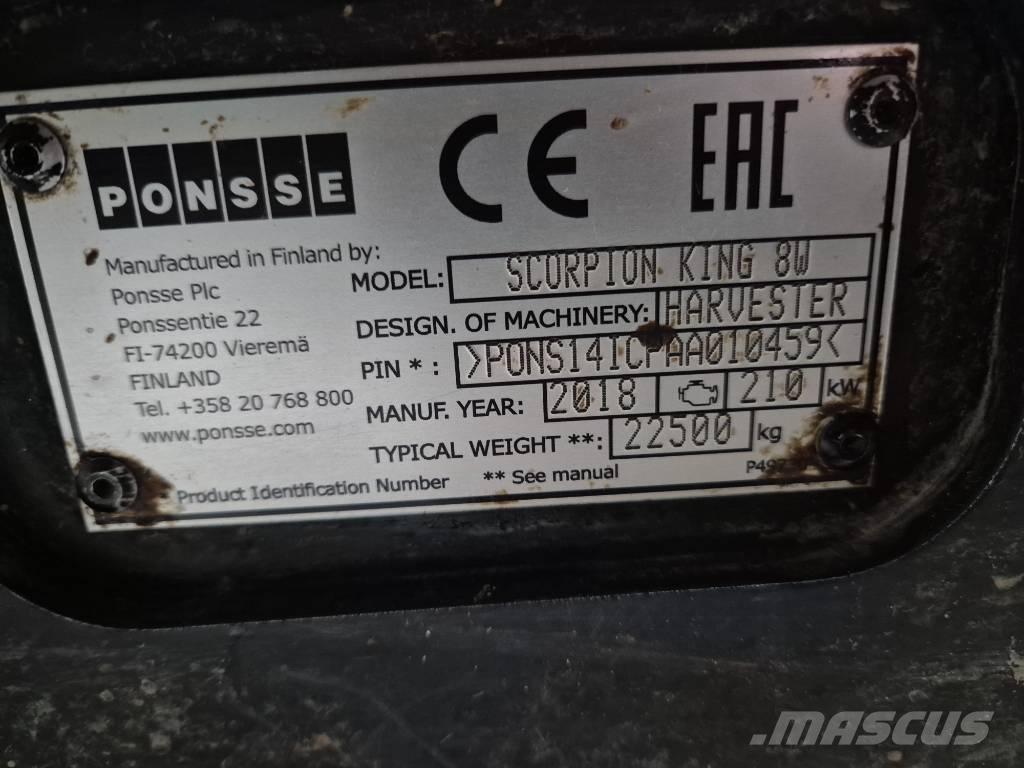 Ponsse Scorpion King Hogstmaskiner