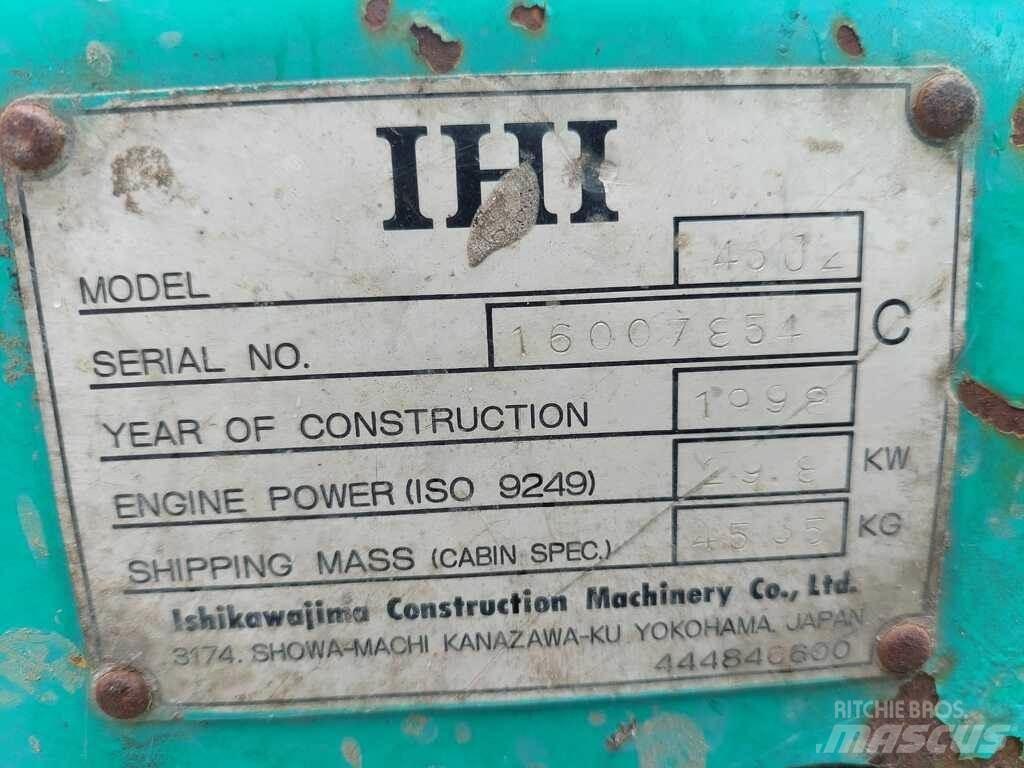 IHI 45J Minigravere <7t