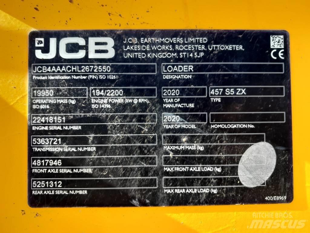 JCB 457 ZX Hjullastere