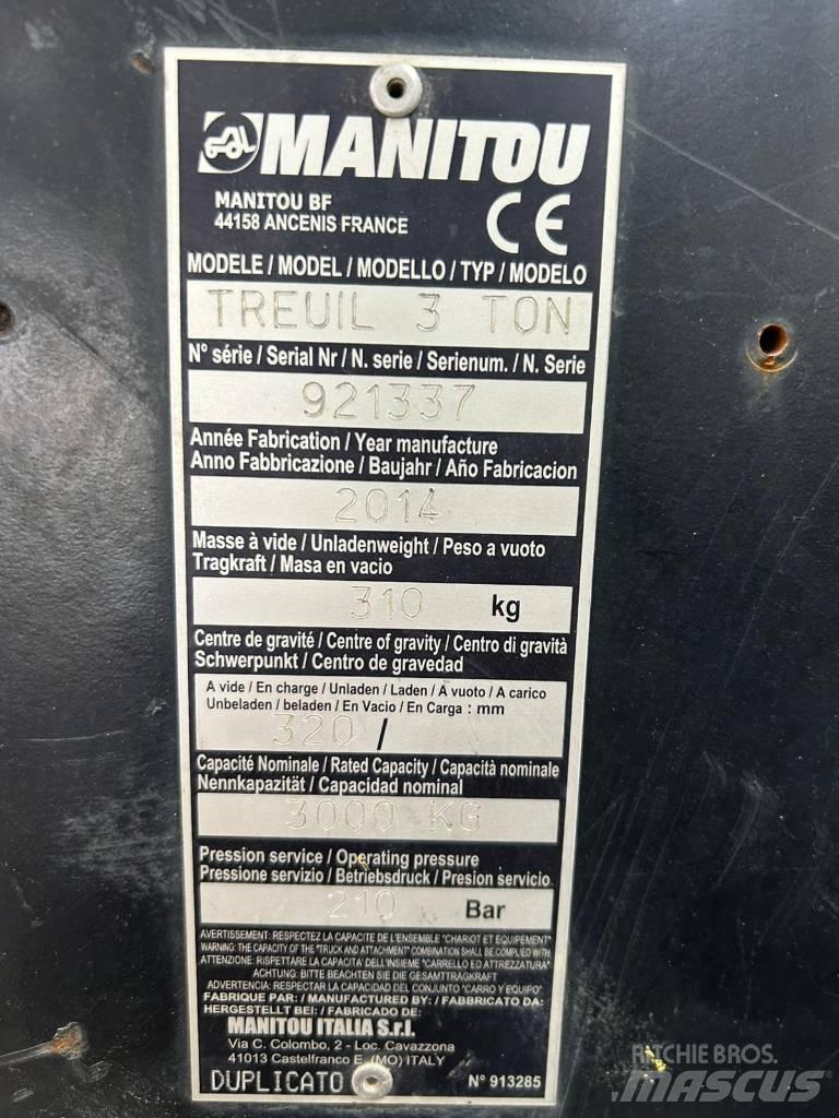 Manitou WINCH 3T Andre komponenter