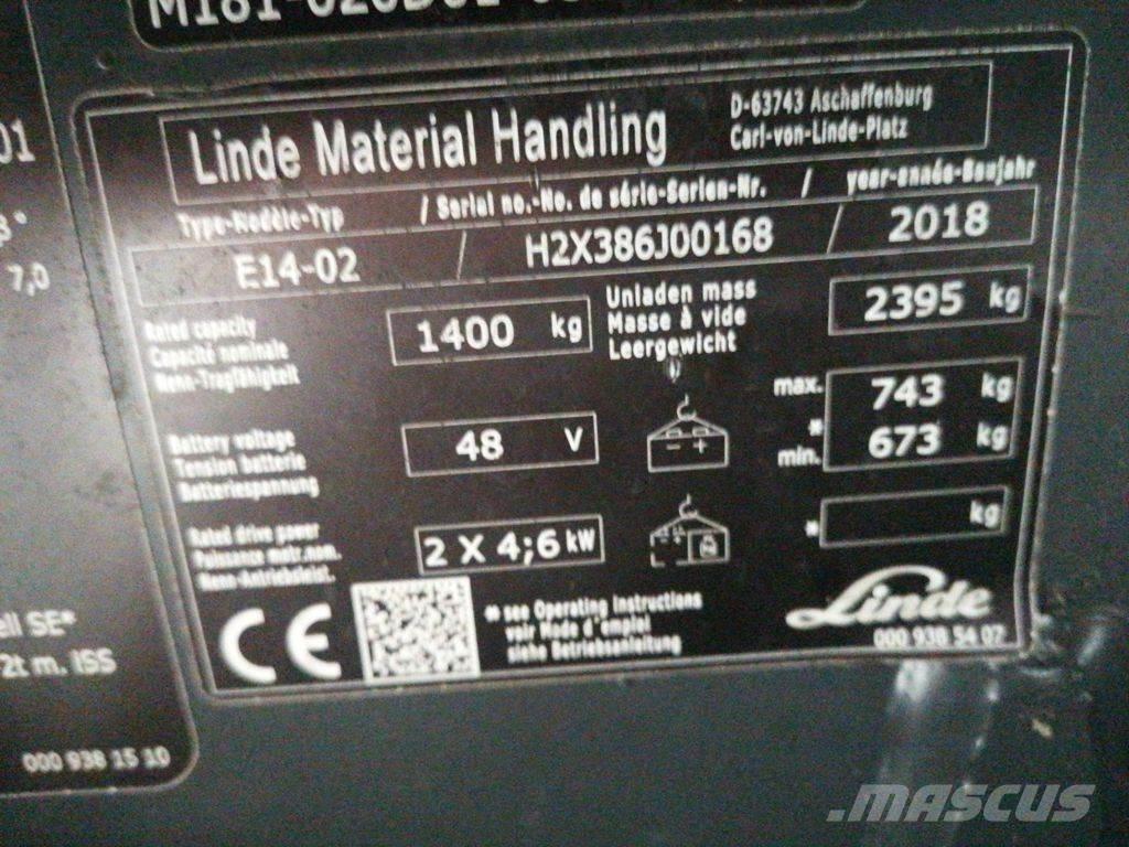 Linde E14-02 Elektriske trucker