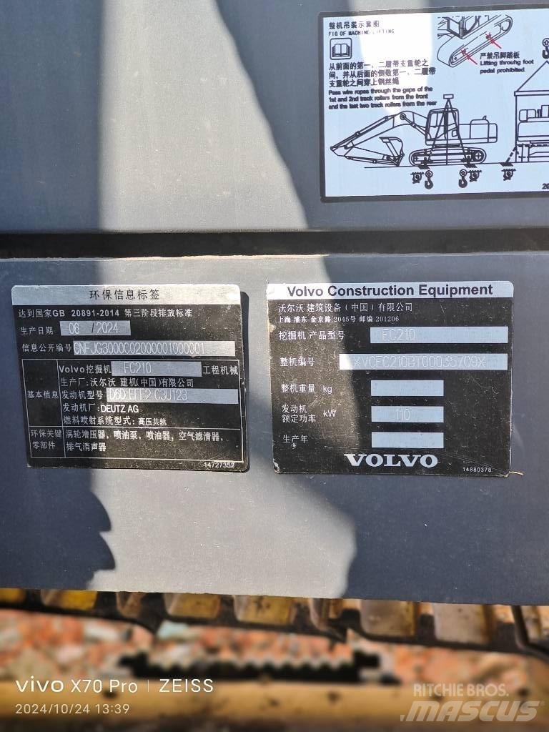 Volvo EC 210 Beltegraver