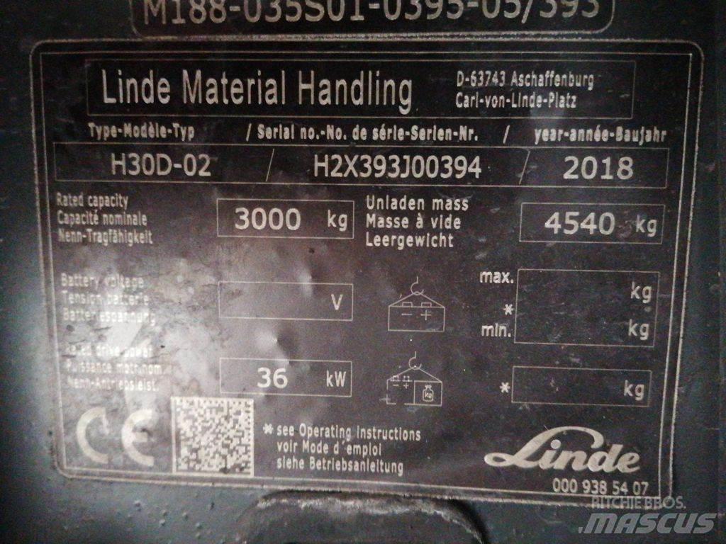 Linde H30D-02 Diesel Trucker