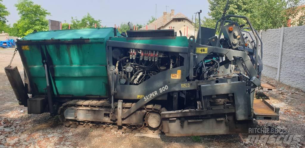 Vögele Super 800 Asfaltutleggere