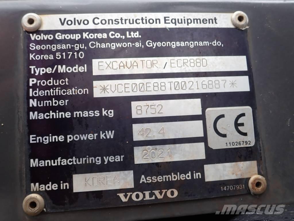 Volvo ECR 88 D Midigravere 7 - 12t