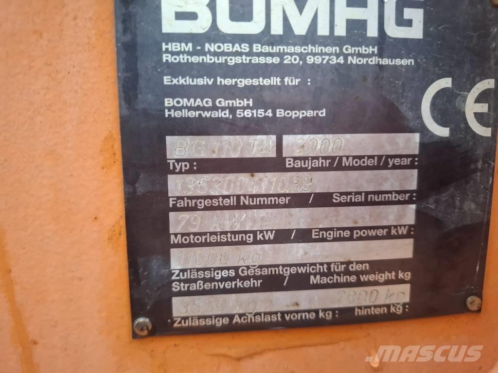 Bomag BG 110 TA Veihøvler