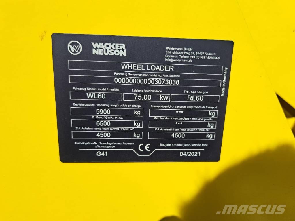 Wacker Neuson WL60 Hjullastere
