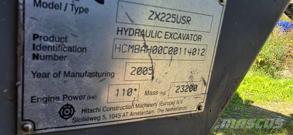 Hitachi ZX 225 USR Beltegraver