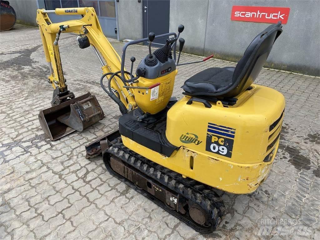Komatsu PC09-1 Hjulgravere