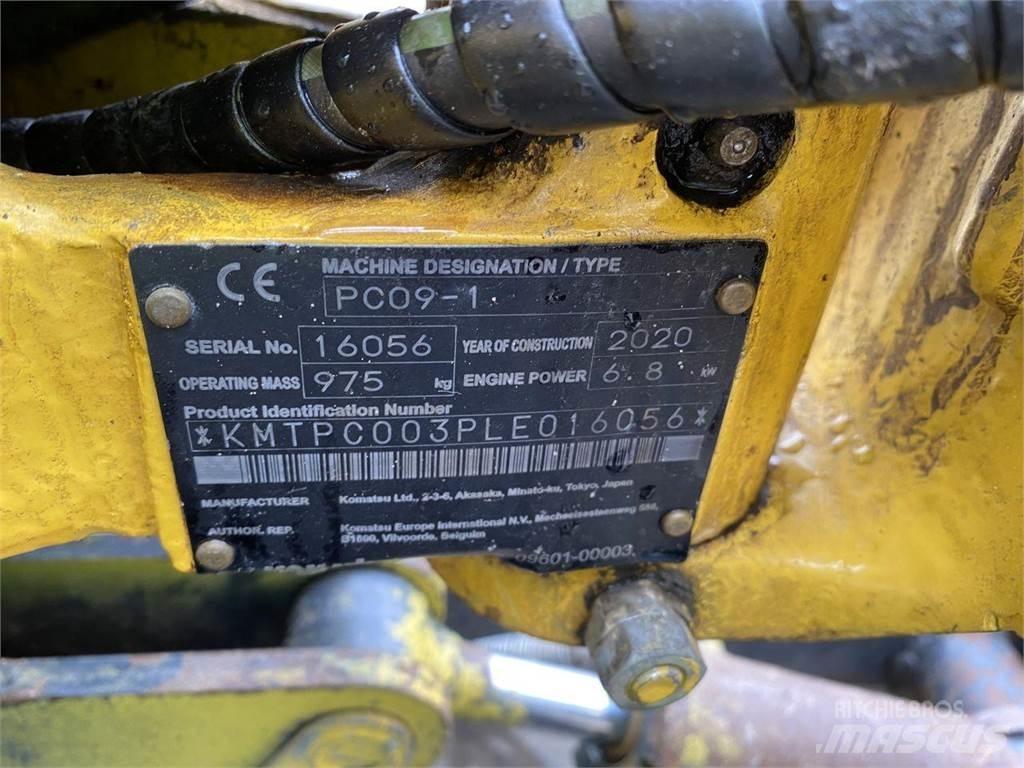 Komatsu PC09-1 Hjulgravere