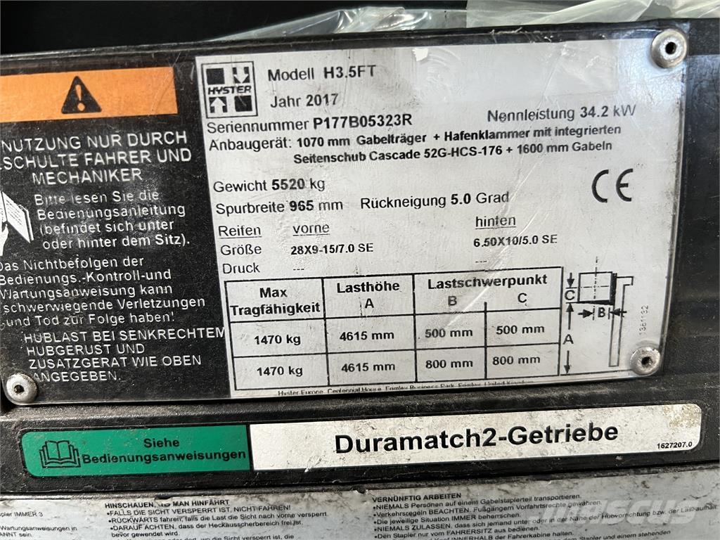 Hyster H3.5 FT/ 23R Diesel Trucker