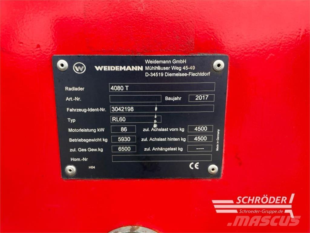 Weidemann 4080 T Hjullastere