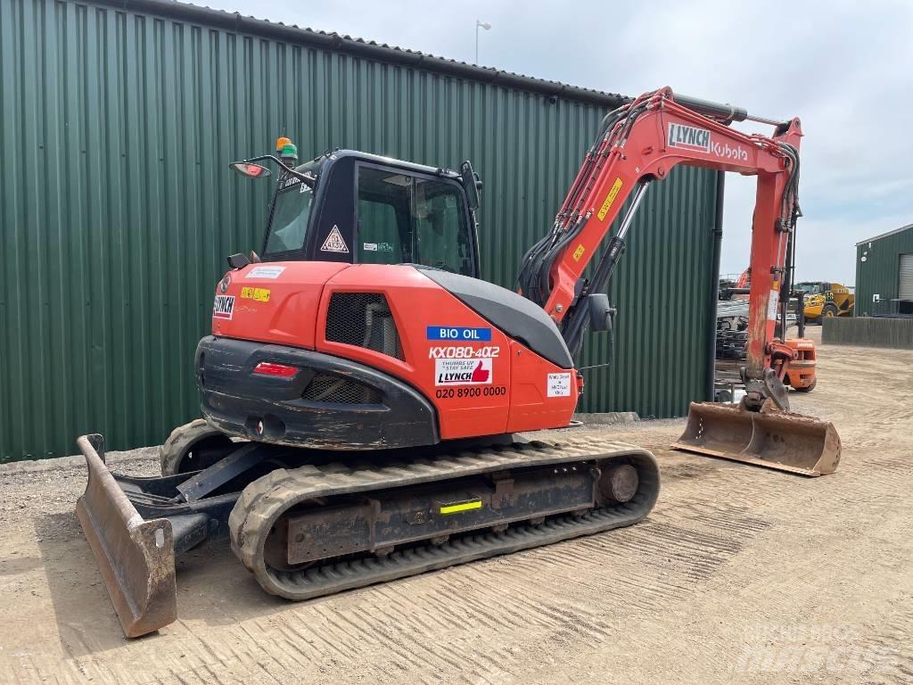 Kubota KX 080 Midigravere 7 - 12t