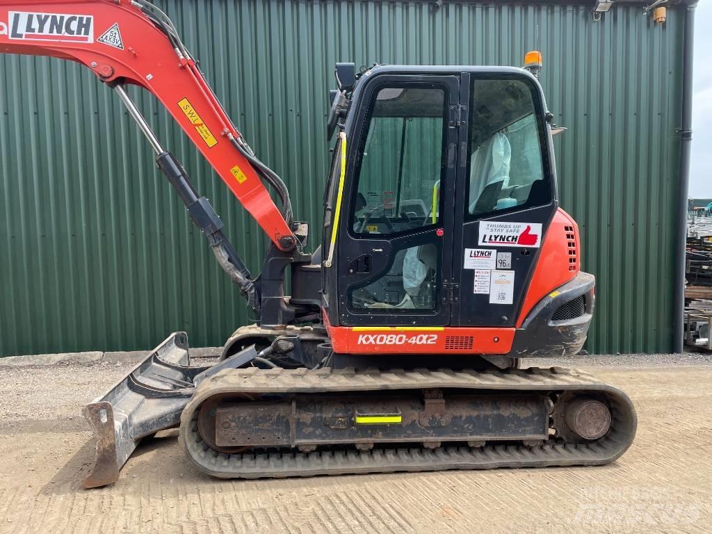 Kubota KX 080 Midigravere 7 - 12t